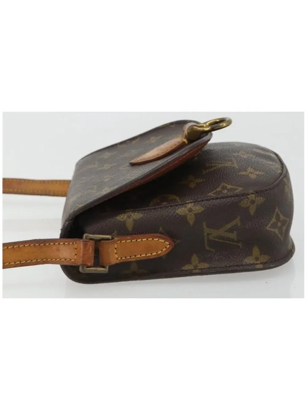 Authentic LOUIS VUITTON Monogram Saint Cloud PM Shoulder Bag M51244 LV